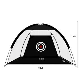 Golf Practice Net Tent Golf Hitting Cage Garden Grassland Practice Tent Golf Training Equipment Mesh Outdoor (Option: Two meters with bag)